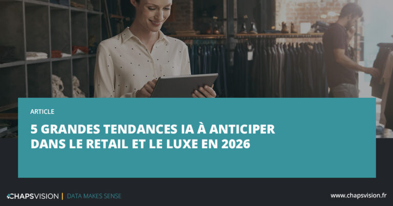 Découvrez les 5 tendances IA qui redéfiniront le retail et le luxe dès 2026 : agents métier, hyperpersonnalisation, durabilité et performance responsable.
