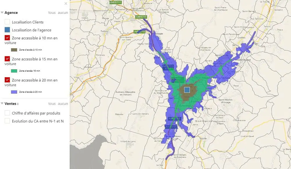 Zone de chalandise - définition et usages