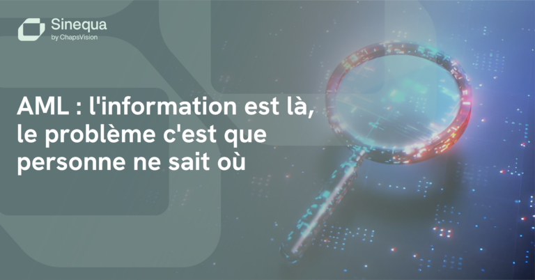 AML une donnée existante, mais une accessibilité encore insuffisante